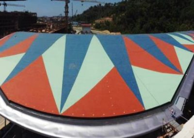 Aeropod Trainstation Kota Kinabalu, Sabah (Sika Sarnafil Roofing System)