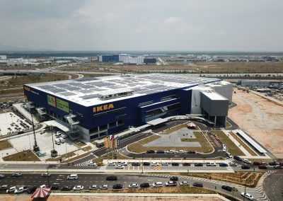 IKEA Batu Kawan, Penang (Sika Sarnafil Roofing System / Sika PV Mounting System / BS Lysaght Wall Cladding / Solid Aluminium Panel Wall Cladding System)