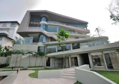 Private Residence - Bukit Tunku, Kuala Lumpur (Equitone Eternit Wall Cladding System)